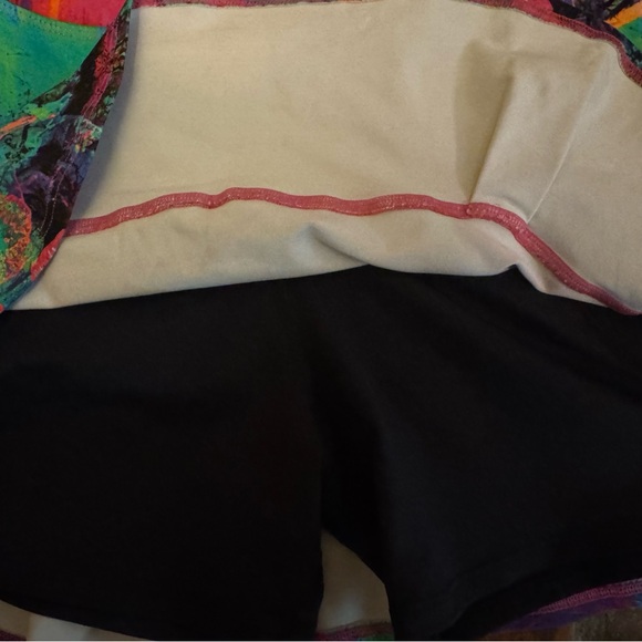 Colorful Abstract Mini Skort - Picture 4 of 5